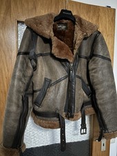 Fliegerjacke shearling schafle gebraucht kaufen  Bad Essen