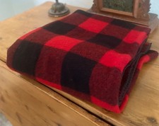 Red wool throw for sale  Palm Springs