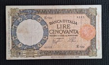 Numismatica banconota lire usato  Pinerolo