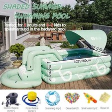 Piscine gonflable toboggan d'occasion  Douvrin