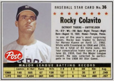 Rocky colavito post for sale  Opelika