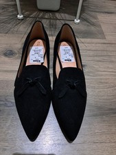 Novo com etiquetas Feminino Cole Haan Viola Camurça Detalhe de Gravata Skimmer Flats Preto Tamanho 9B comprar usado  Enviando para Brazil