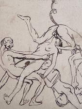 Ancien dessin portrait d'occasion  Toulouse-