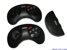 Usado, 2 controladores infravermelhos SEGA Mega Drive originais / almofadas de controle + receptor comprar usado  Enviando para Brazil