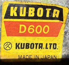 Kubota d600 breaking for sale  UXBRIDGE