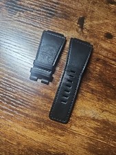 Autêntica pulseira de couro preta Bell & Ross fabricante de equipamento original 24 x 24  comprar usado  Enviando para Brazil