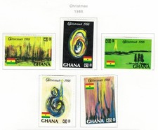 Ghana, Scott 1068 - 1072 en estado MH segunda mano  Embacar hacia Mexico