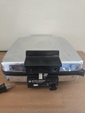 Grelha Vintage Black & Decker - Máquina de Waffle Baker G48TD TESTADA 900w Cromada comprar usado  Enviando para Brazil