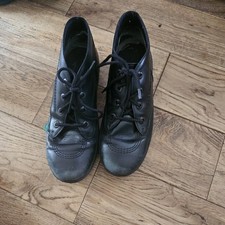 Kickers black leather for sale  SWANSEA