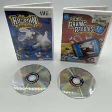 Rayman Raving Rabbids Para Nintendo Wii Juego Lote Completo Y Probado segunda mano  Embacar hacia Argentina