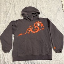 Moletom com capuz Adidas com estampa de dragão masculino preto/cinza vintage tamanho M, usado comprar usado  Enviando para Brazil