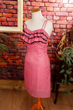 Vintage Original 60er Vestido Tubo Fucsia Polka Dots Estilo Rockabella Lunares comprar usado Vintage Original 60er Vestido Tubo Fucsia Polka Dots Estilo Rockabella Lunares comprar usado  Enviando para Brazil