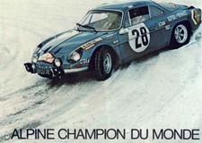 Catalogue brochure alpine d'occasion  Saône