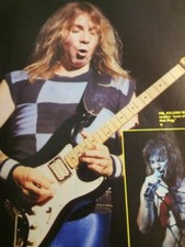 Pinup Vintage Dave Murray, Iron Maiden, Página Inteira comprar usado  Enviando para Brazil