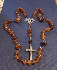 Rosario antico ambra usato  Bologna