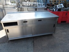 Stainless steel table for sale  EXETER