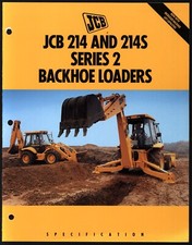 Folheto de retroescavadeiras JCB 214 E 214S SERIES 2 comprar usado Folheto de retroescavadeiras JCB 214 E 214S SERIES 2 comprar usado  Enviando para Brazil