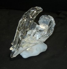 Cristal acrílico bebê bebê asas de anjo luz noturna LED ~RARA~ NOVA SEM ETIQUETAS comprar usado  Enviando para Brazil