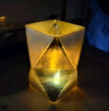 Glas windlicht gold gebraucht kaufen  Hamm