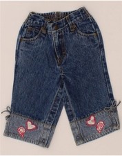 Jeans reto gráfico para bebês meninas Tommy Hilfiger 6-9 meses W20 L10 azul CA06 comprar usado  Enviando para Brazil