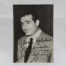 Cartolina con autografo usato  Forli
