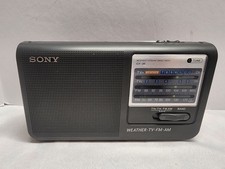 Rádio portátil Sony ICF-36 clima/TV/FM/AM 4 bandas -B08 comprar usado  Enviando para Brazil