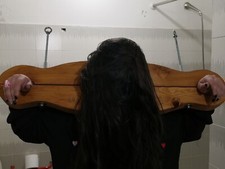 Gogna artigianale legno usato  Fontana Liri