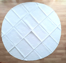 Tischdecke rund leinen gebraucht kaufen  Hopsten