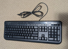 Teclado Microsoft 400 modelo 1366 com fio USB preto comprar usado  Enviando para Brazil