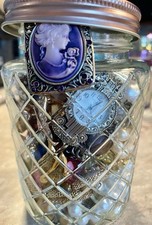 ✨Vidro misterioso 💎✨Jarro, frasco tema pérola vintage, mistério divertido com relógio de trabalho  comprar usado  Enviando para Brazil