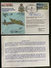 Capa RAF - Esquadrão No.XV Assinado J BOGGIS DFC, Piloto Stirling Segunda Guerra Mundial - Scharnhorst comprar usado  Enviando para Brazil