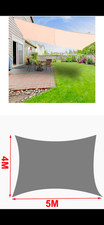 5mx4m sun shade for sale  ERITH