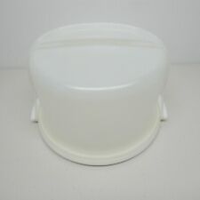 Usado, Soporte de almacenamiento para pasteles Tupperware vintage de 10" 684-1 con tapa y correa 683-1 segunda mano  Embacar hacia Argentina