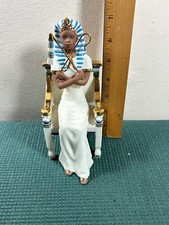 Estatueta LENOX Egyptian Collection Queen Hatshepsut #773958 ouro 24kt e certificado de autenticidade, usado comprar usado  Enviando para Brazil