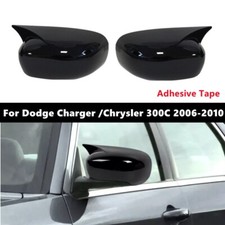 Tampa espelhada lateral buzina OX preta brilhante para Dodge Charger/Chrysler 300C 05-10 comprar usado  Enviando para Brazil