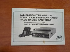 Manuale istruzioni radio usato  Nettuno