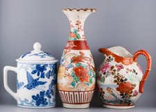 Antique japanese porcelain for sale  LEATHERHEAD