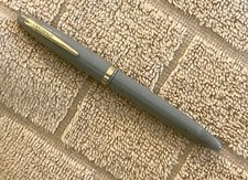 Caneta-tinteiro cinza pouco usada funcionando SHEAFFER preenchimento touchdown, usado comprar usado  Enviando para Brazil