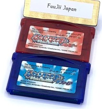 Pokemon Ruby Sapphire conjunto Nintendo Gameboy Advance GBA lote japonês limpo, usado comprar usado  Enviando para Brazil
