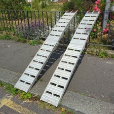 Pair aluminium folding for sale  LONDON