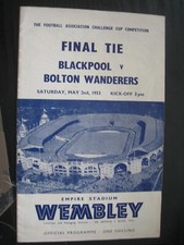 Cup final programme for sale  NUNEATON