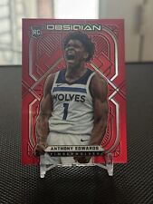 Panini Obsidian Anthony Edwards #152 2020-21 radiocontrol novato Red Flood segunda mano  Embacar hacia Mexico