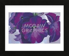 Framed art petunias for sale  Manahawkin