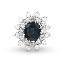 Anello zaffiro australiano usato  Roma