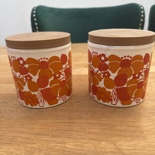 orange storage jars for sale  CALNE