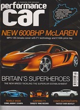 Performance car magazine for sale  DARTFORD