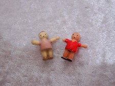 Usado, Mini boneco de madeira 2 X XXS - Vintage - Erzgebirge - Feito à mão - 0,67 polegadas comprar usado  Enviando para Brazil