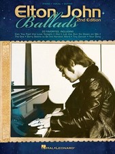 Elton John Ballads Piano, Vocal and Guitar Chords [Paperback] John, Elton, usado comprar usado  Enviando para Brazil