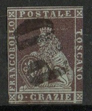 1851 toscana n.8b usato  Solza