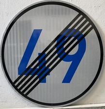 Verkehrszeichen ende schild gebraucht kaufen  Leipzig
